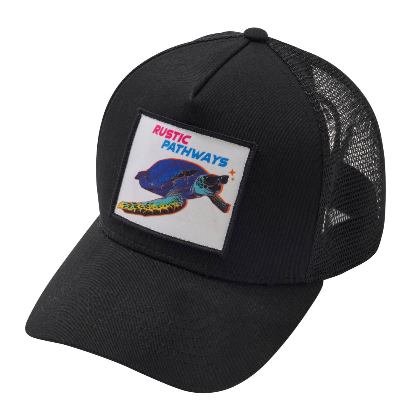 Turtle Trucker Hat (Black)