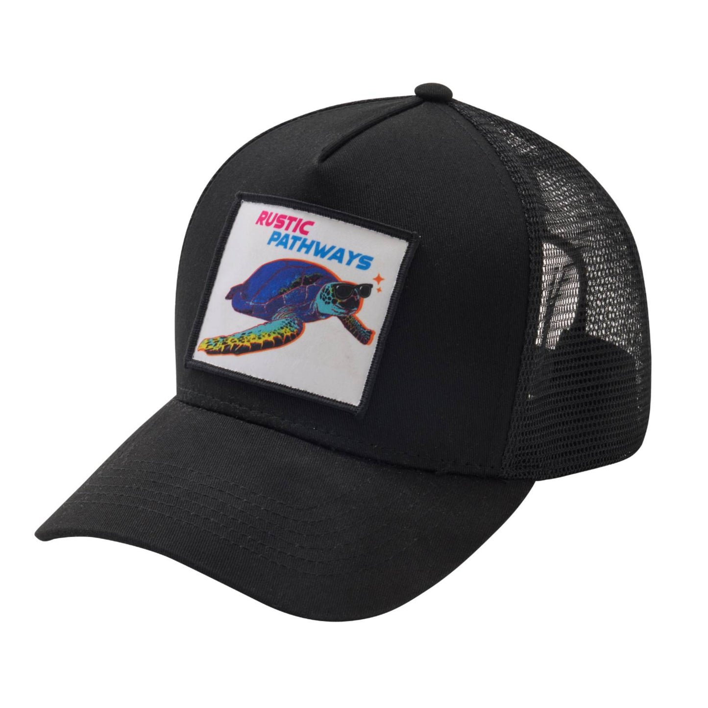 Turtle Trucker Hat (Black)