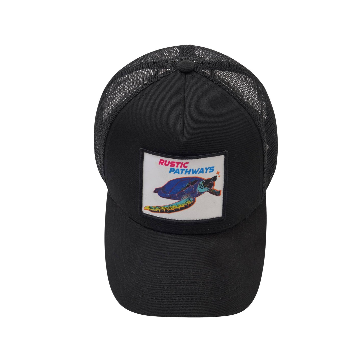 Turtle Trucker Hat (Black)