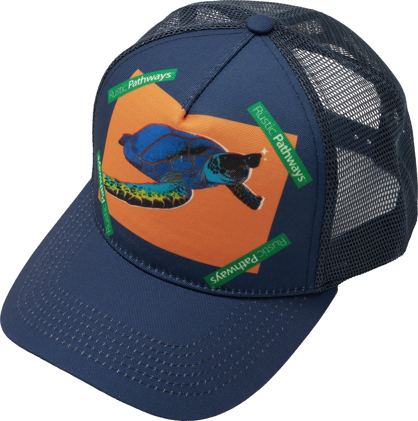 Turtle Trucker Hat (Blue)