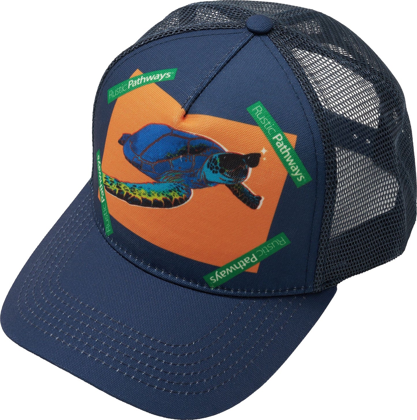 Turtle Trucker Hat (Blue)
