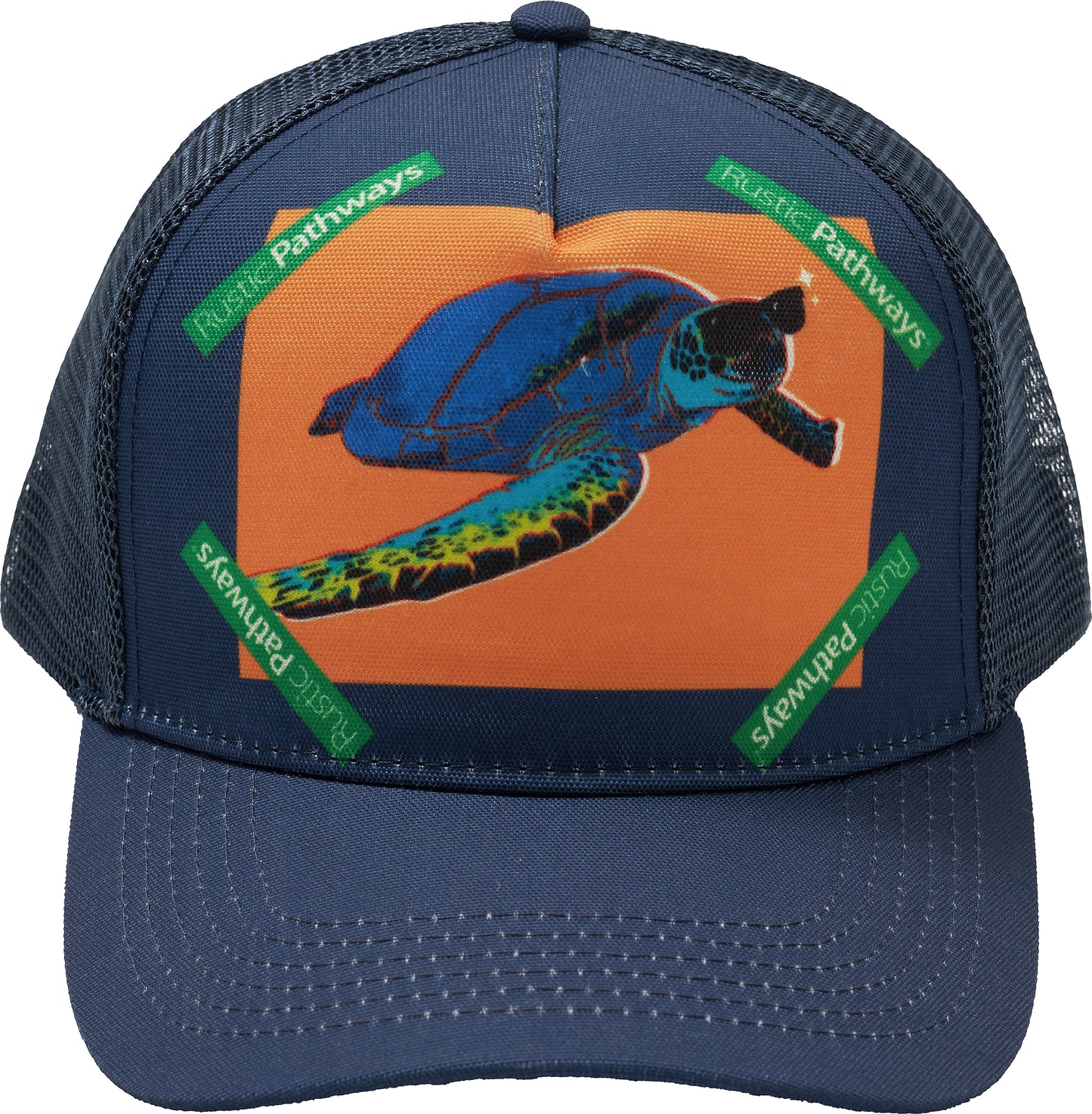 Turtle Trucker Hat (Blue)