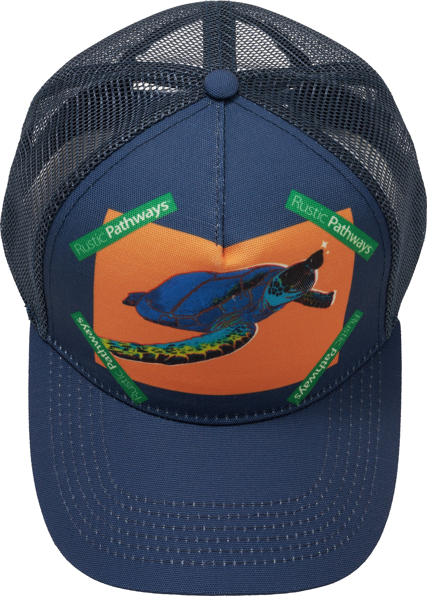 Turtle Trucker Hat (Blue)