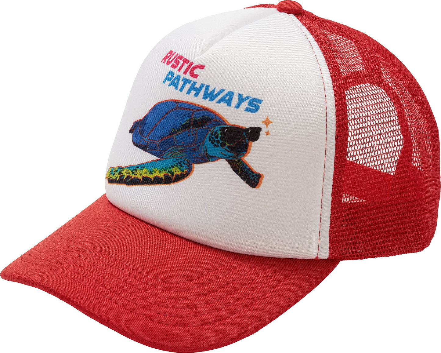 Turtle Trucker Hat (Red)