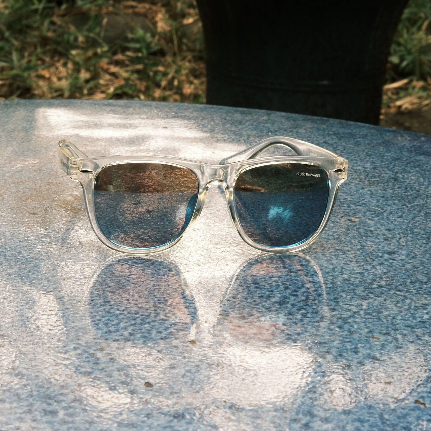 Tamalpais Sunglasses (Crystal / Blue)