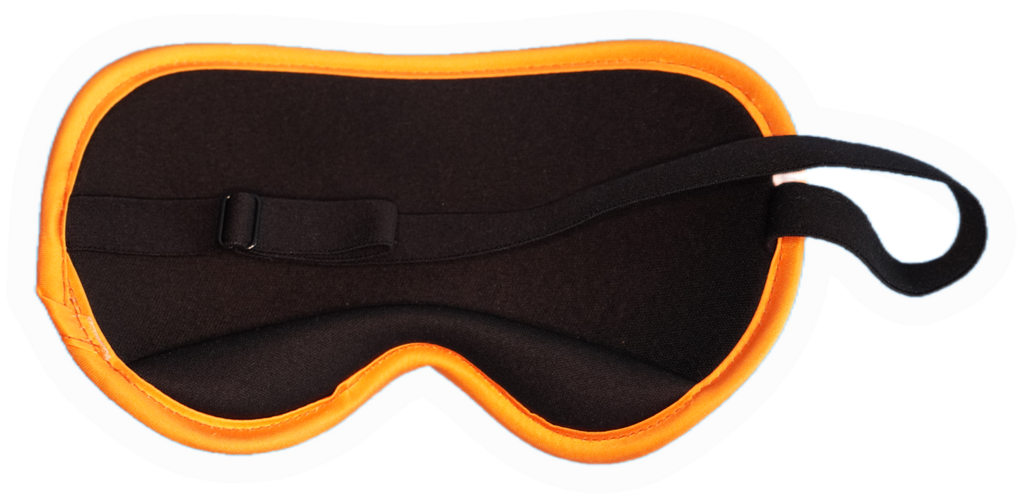 Travel Eye Mask (Tribal Orange)