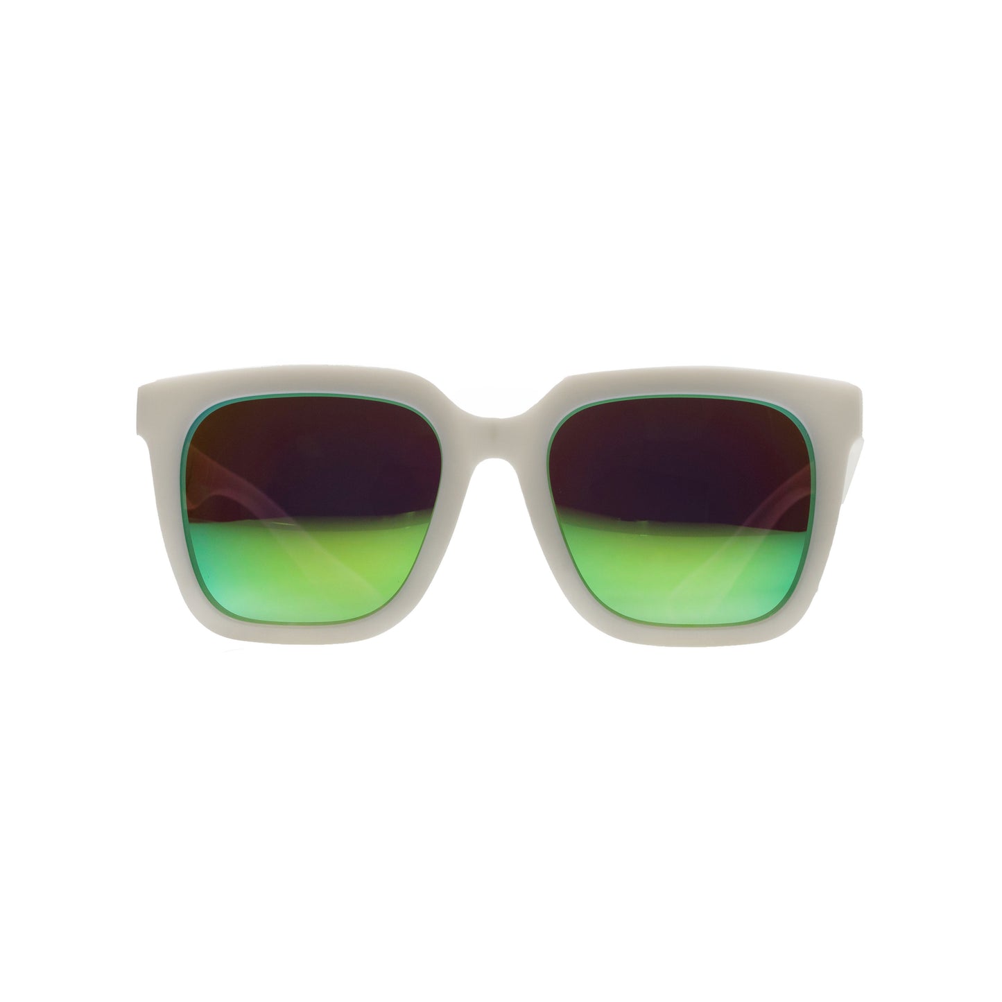 Hongdae Sunglasses (White/Green)