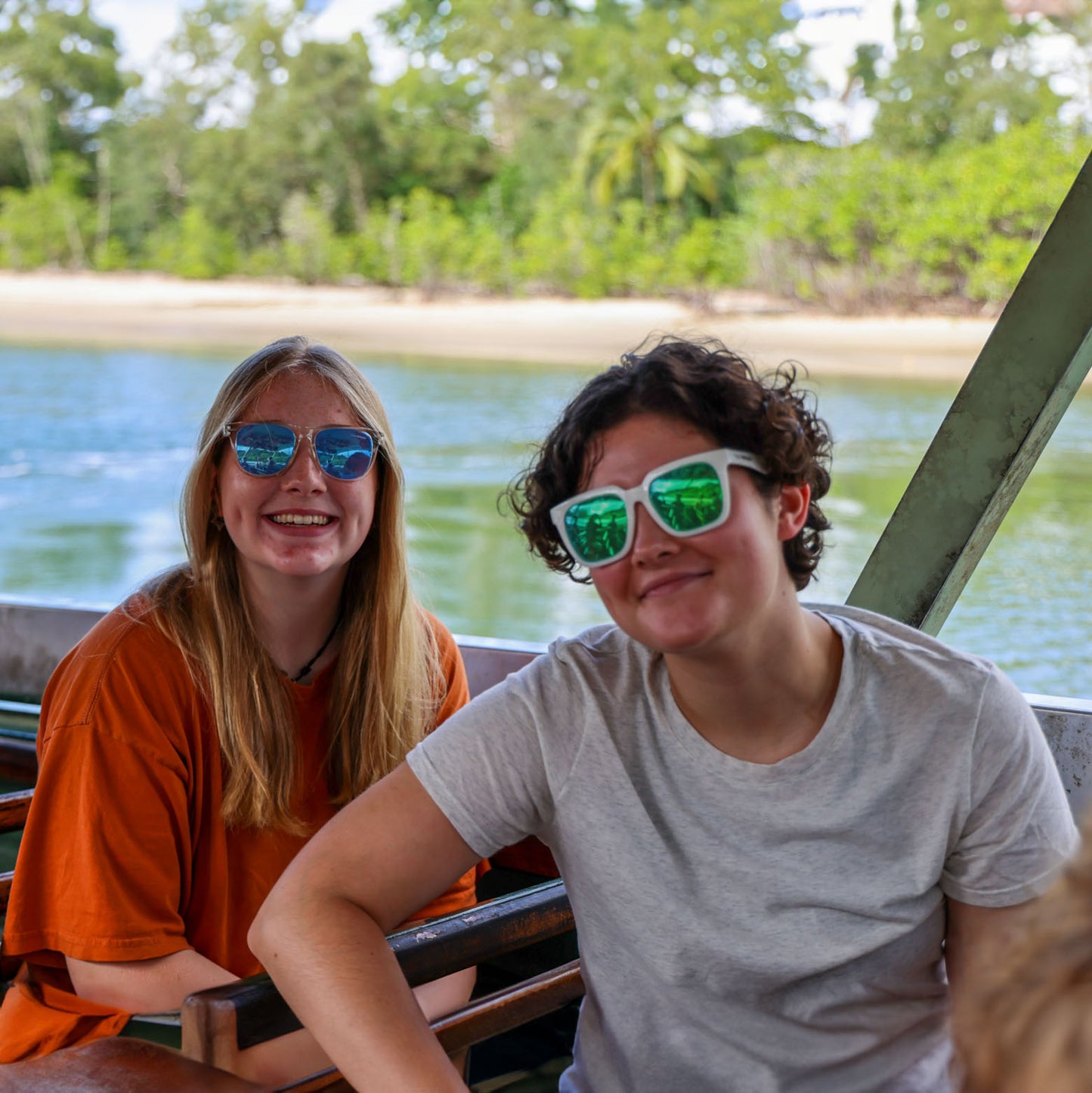 Tamalpais Sunglasses (Crystal / Blue)